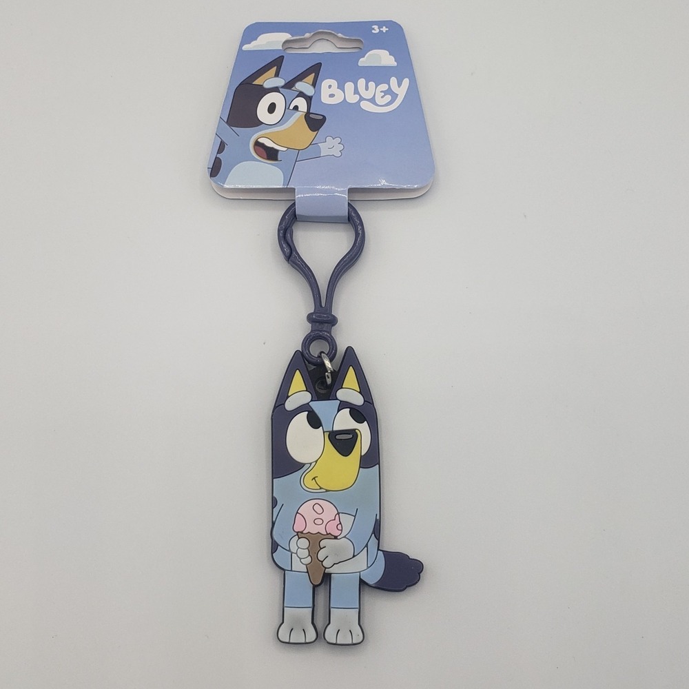 New Bluey With Ice-cream Keychain Backpack‎ Clip